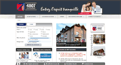 Desktop Screenshot of 4807immobilier.com